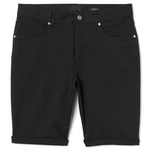 H&M Slim Fit Jean Shorts Black NWT